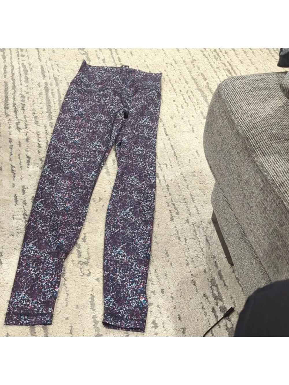Lululemon Wunder Under Pant *Full-On Luxtreme (Roll Down)Rocky Road Gusto Blue